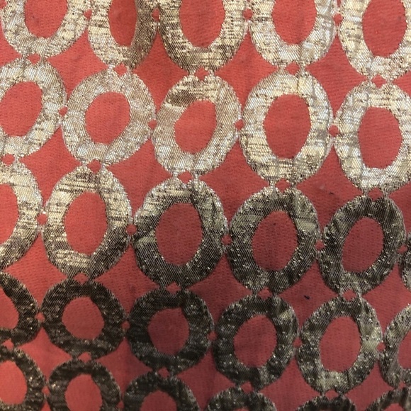 J CREW GILDED DOT CORAL GOLD PANTS - Picture 6 of 7